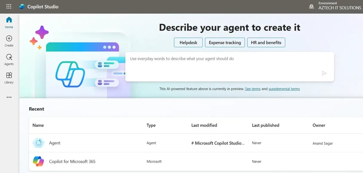 copilot-studio-agent-builder-screenshot