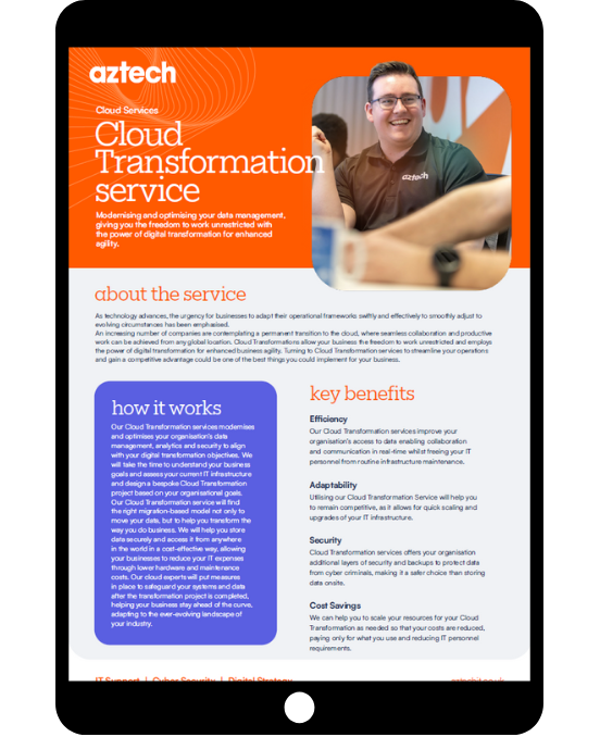 Cloud Transformation Service Datasheet