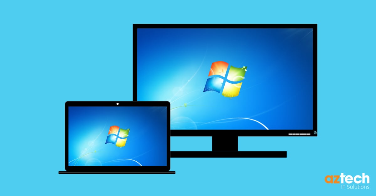 computer desktop screen windows 7